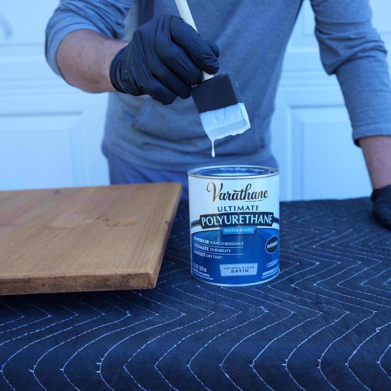 Varathane Ultimate Satin Crystal Clear Water-Based Polyurethane 1 qt, Pack of 2