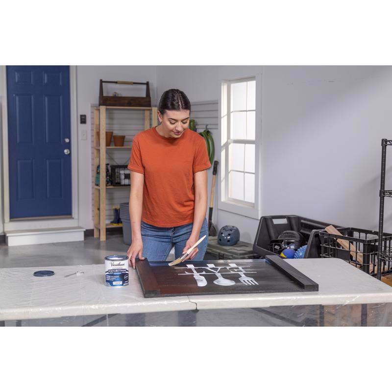 Varathane Ultimate Satin Crystal Clear Water-Based Polyurethane 1 qt, Pack of 2