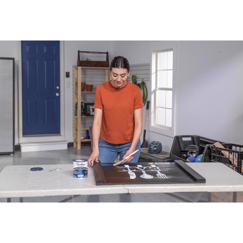 Varathane Ultimate Satin Crystal Clear Water-Based Polyurethane 1 qt, Pack of 2