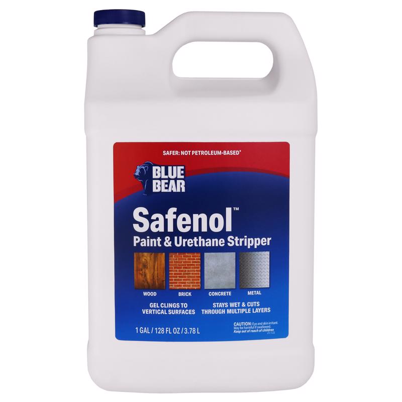 Blue Bear Safenol Paint and Varnish Stripper 1 gal, Pack of 4