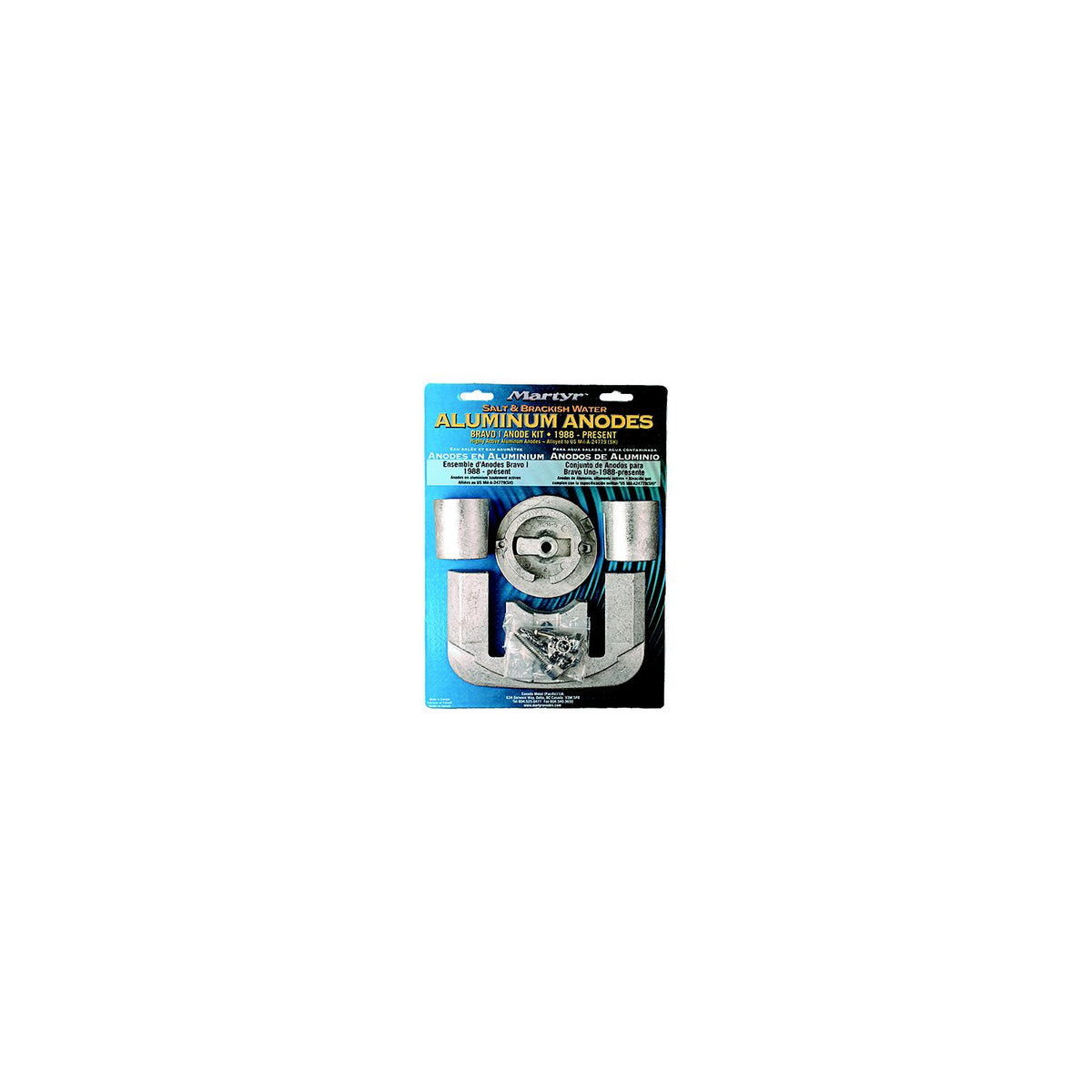 Mercruiser Bravo I Anode Kit - Zinc