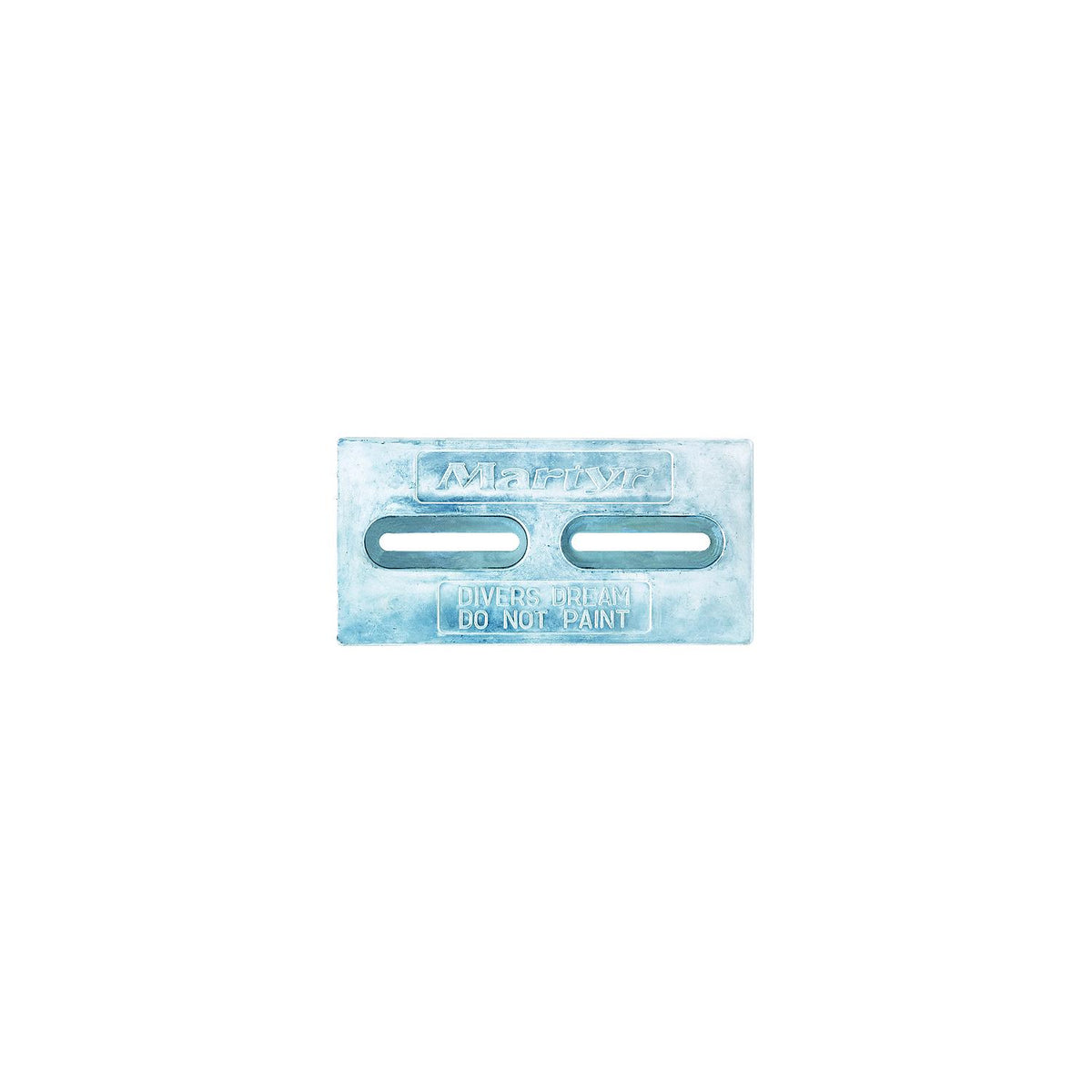 Martyr CMDIVER Hull Anode 1/2″ x 6″ x 12″, Zinc
