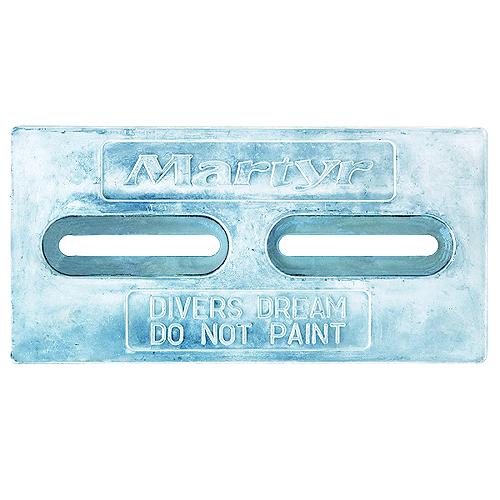 Martyr CMDIVERH Hull Anode 1″ x 6″ x 12″, Zinc