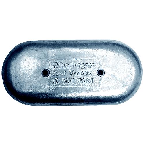 Martyr CMZ24BS Zinc Hull Anode (For Sea Ray) 1.25″ x 6.25″ x 14″