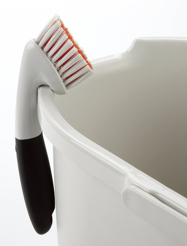Good Grips 37481 Grout Brush, 1 in L Trim, Polypropylene Bristle, 1 in W Brush, 10 in OAL