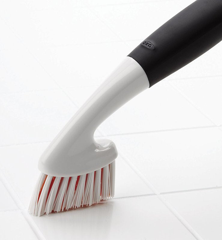 Good Grips 37481 Grout Brush, 1 in L Trim, Polypropylene Bristle, 1 in W Brush, 10 in OAL