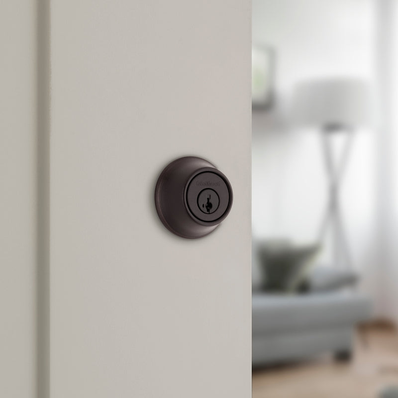 Kwikset 660 11P SMT F Deadbolt, 3 Grade, Keyed Key, Zinc, Venetian Bronze, 2-3/8 to 2-3/4 in Backset, KW1 Keyway