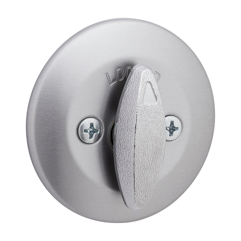 Kwikset 660 Series 660M 26D SMT C Deadbolt, 3 Grade, Keyed Key, Zinc, Satin Chrome, 2-3/8 to 2-3/4 in Backset