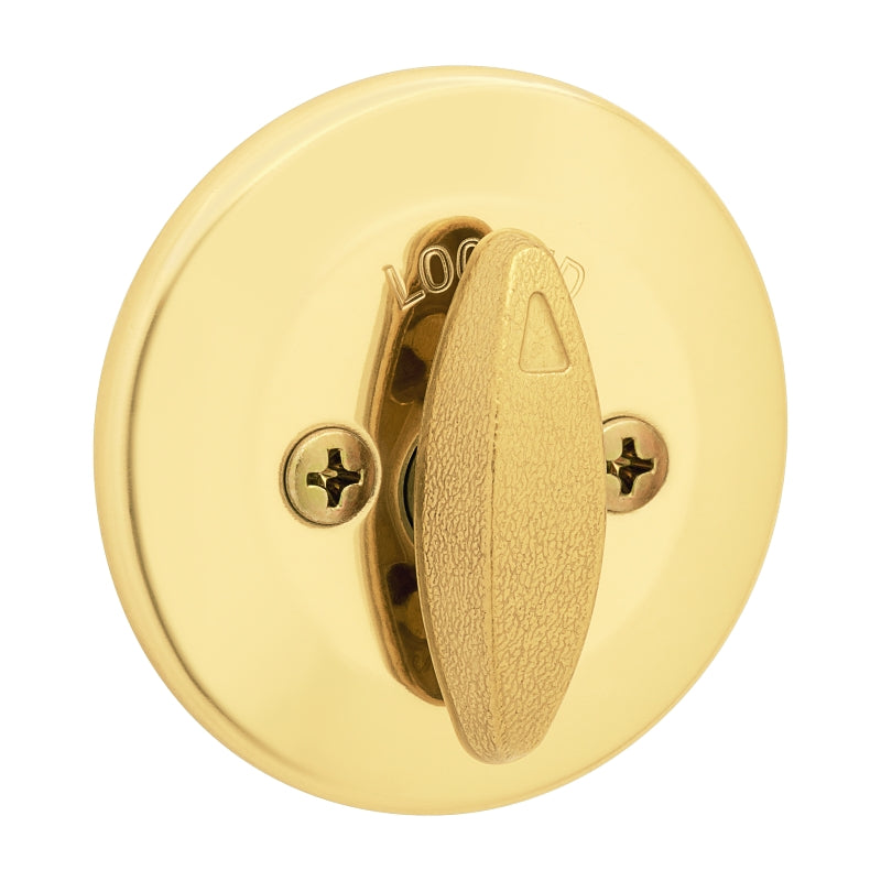 Kwikset 660 Series 660M 3 SMT CP RCS K6 Deadbolt, 3 Grade, Keyed Key, Zinc, Polished Brass, 2-3/8 to 2-3/4 in Backset