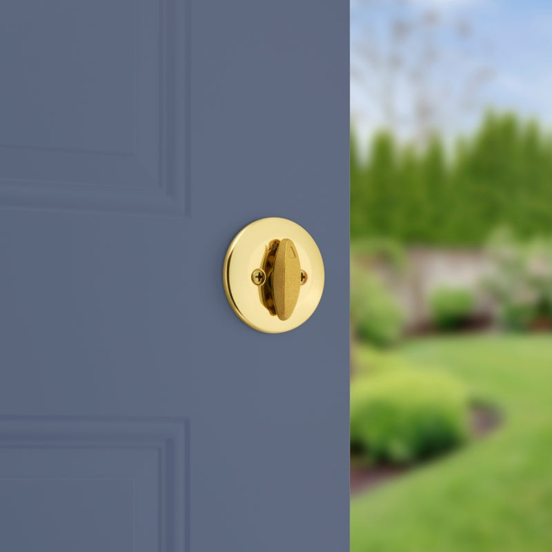 Kwikset 660 Series 660M 3 SMT CP RCS K6 Deadbolt, 3 Grade, Keyed Key, Zinc, Polished Brass, 2-3/8 to 2-3/4 in Backset