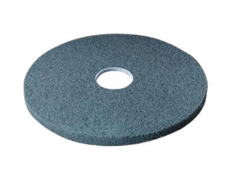 3M Scotch-Brite 17 in. D Non-Woven Natural/Polyester Fiber Floor Pad Blue, Pack of 5