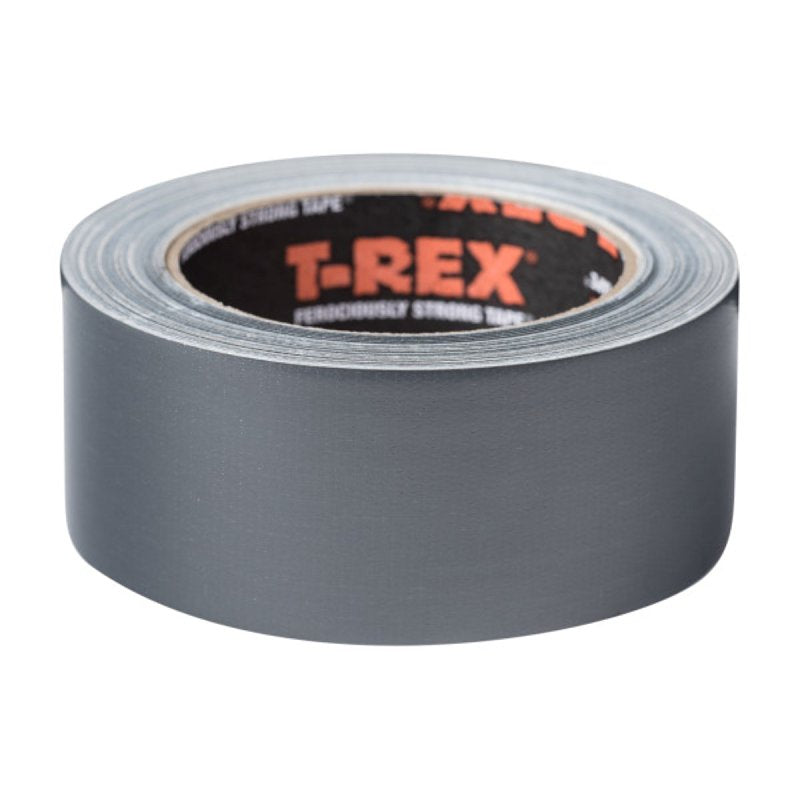 T-Rex 242969 Duct Tape, Solid, 10 yd L, 1.88 in W, Gunmetal Gray