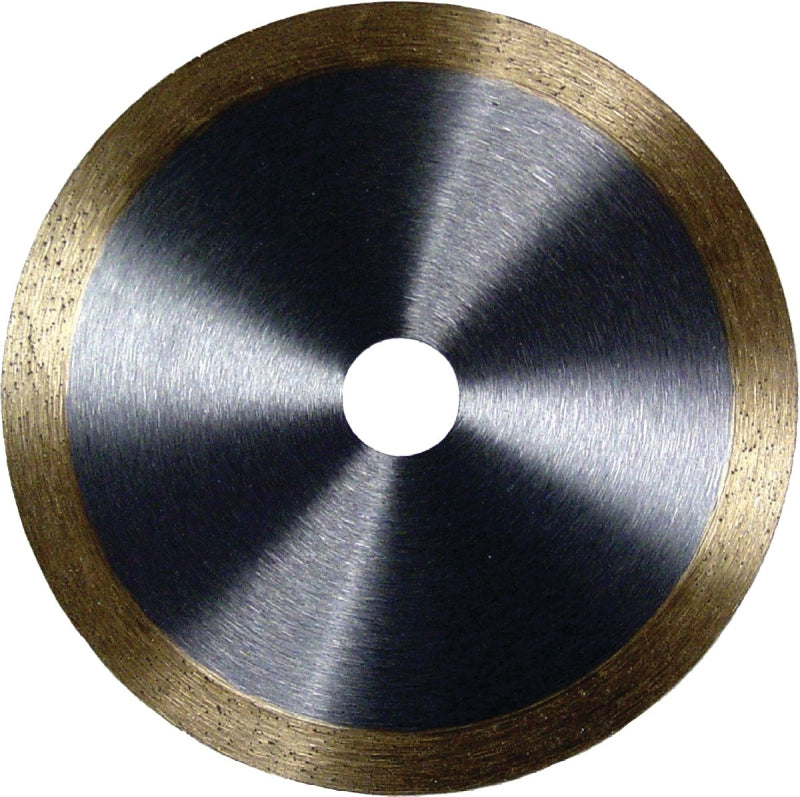 Diamond Products 20675 Circular Saw Blade, 4-1/2 in Dia, 7/8 in Arbor, Diamond Cutting Edge, Applicable Materials: Tile