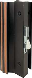 Prime-Line C 1001 Handleset, Aluminum, Anodized, For: 7/8 to 2-3/8 in THK Glass Sliding Doors
