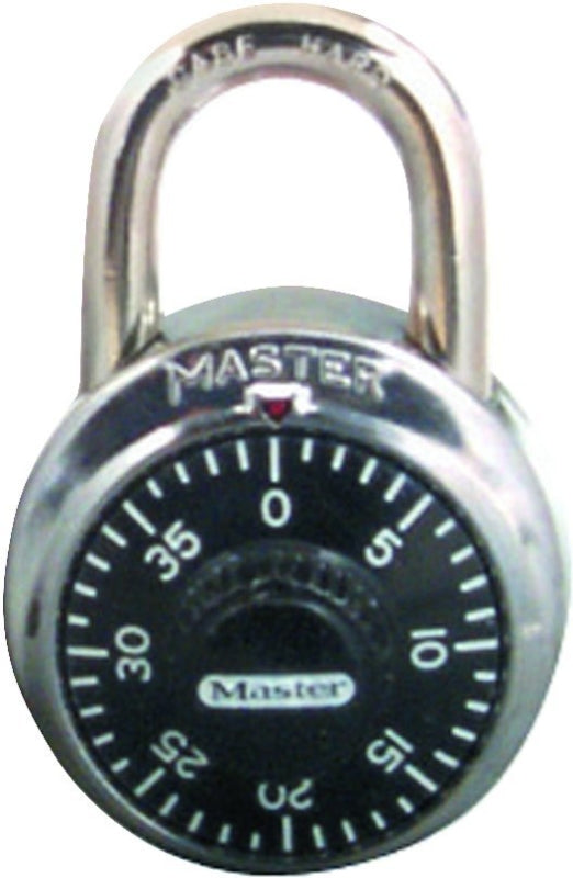 Master Lock 1500T Padlock, Keyed Alike Key, 9/32 in Dia Shackle, 3/4 in H Shackle, Steel Shackle, Stainless Steel Body