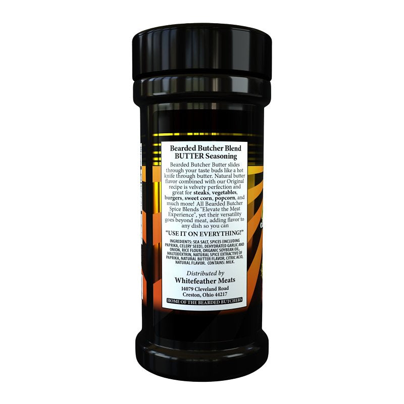 Bearded Butcher BB-4131 Seasoning, Solid, Butter Blend, 10.5 oz Can
