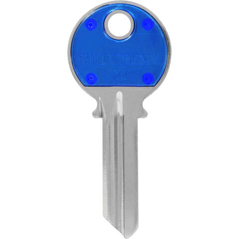HILLMAN ColorPlus Traditional Key House/Office Key Blank Single, Pack of 5