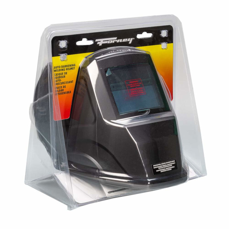 Forney 3.6 in. H X 1.63 in. W Auto-Darkening Variable Shade Welding Helmet Black Matte 1 pc