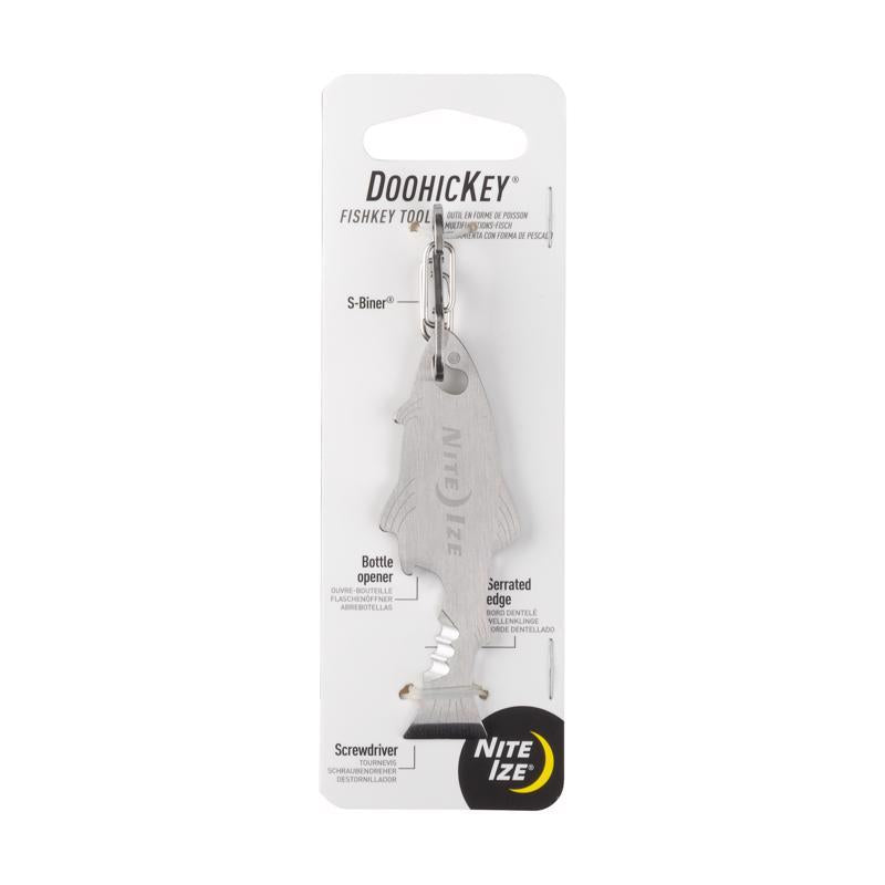 Nite Ize DoohicKey Stainless Steel Silver S-Biner Key Tool, Pack of 6