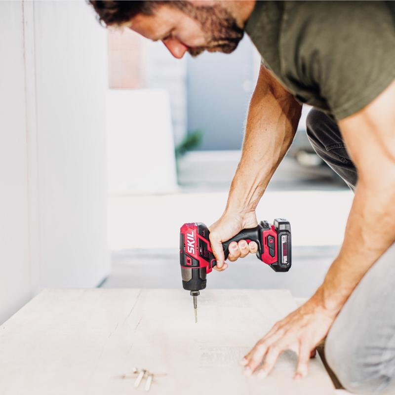 SKIL ID574402 Impact Driver, Battery Included, 12 V, 2 Ah, 1/4 in Drive, Hex Drive, 3500 ipm, 2600 rpm Speed