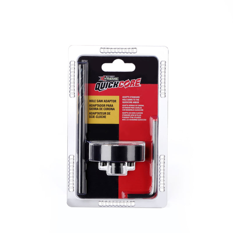 Blu-Mol Xtreme QuickCore Bi-Metal Hole Saw Adaptor 1 pc