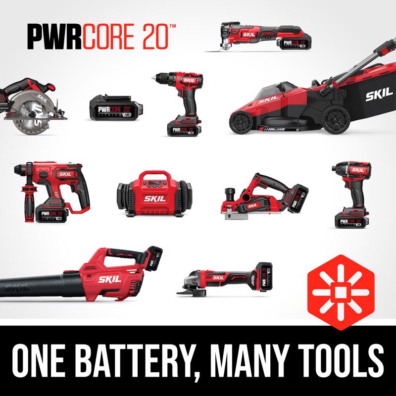 SKIL 20V PWR CORE 20 Cordless Brushed Reciprocating Saw Kit (Battery & Charger)