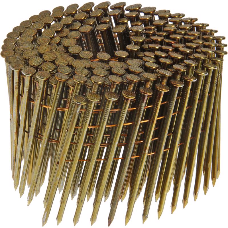 Grip-Rite 2-3/8 in. L Wire Coil Bright Framing Nails 15 deg 3000 pk