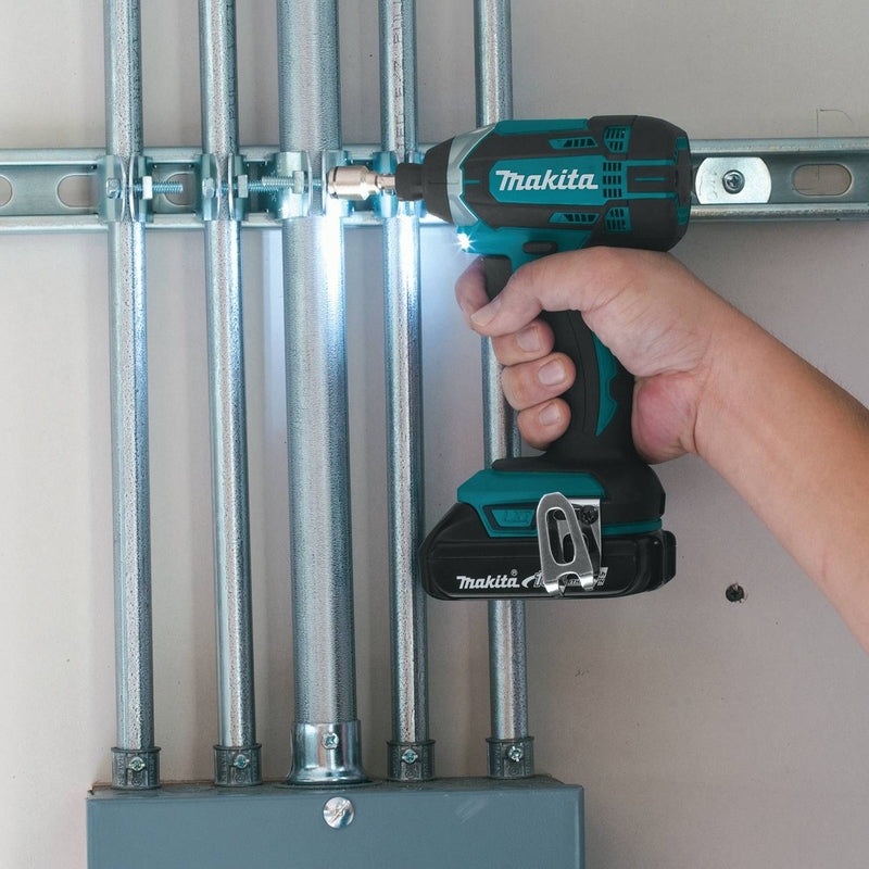 Makita 18V LXT 1/4 in. Cordless Brushed Impact Driver Kit (Battery & Charger)