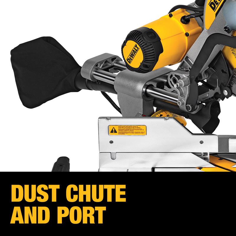 DeWalt 15 amps 12 in. Corded Dual-Bevel Sliding Compound Miter Saw