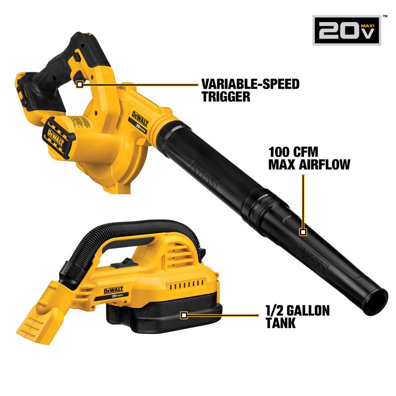 DeWalt 20V MAX 5 amps Cordless Brushed 10 Tool Combo Kit