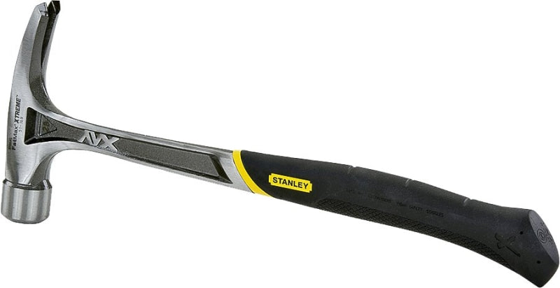 STANLEY Fatmax Xtreme 51-167 Framing Hammer, 22 oz Head, Rip Claw Head, Steel Head, 16 in OAL