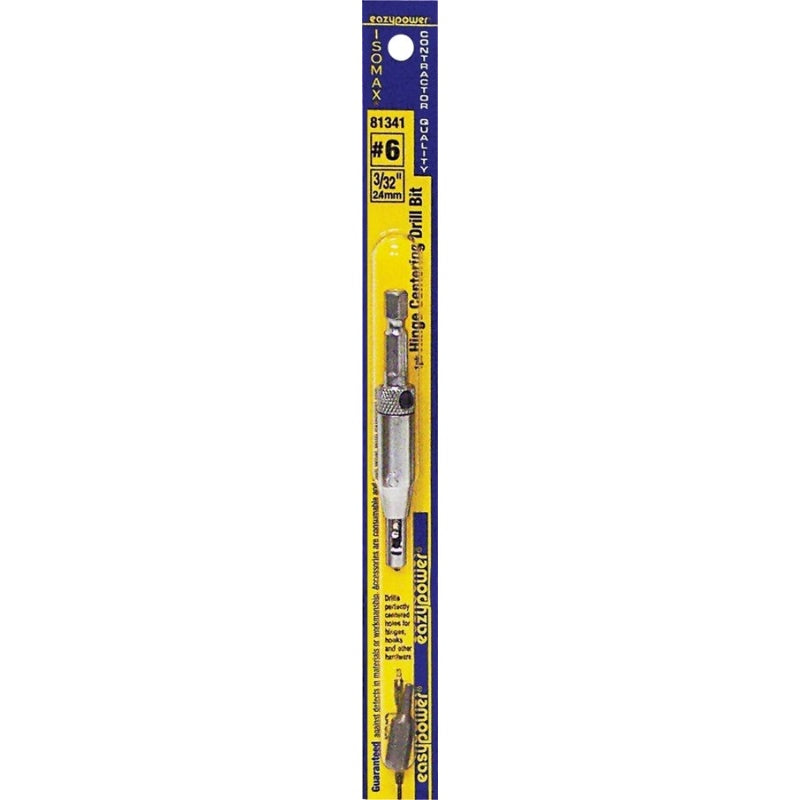 Eazypower 81341 Drill Bit, 3/32 in Dia, Hinge Centering