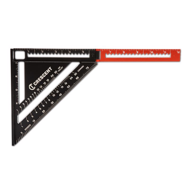 Crescent Lufkin 12.52 in. L X 1.2 in. H Aluminum Extendable 2-in-1 Layout Tool