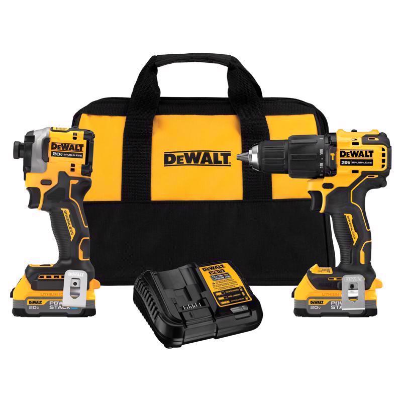 DeWalt 20V MAX Cordless Brushless 2 Tool Combo Kit