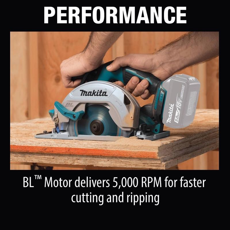 Makita 18V LXT 6-1/2 in. Cordless Brushless Circular Saw Tool Only