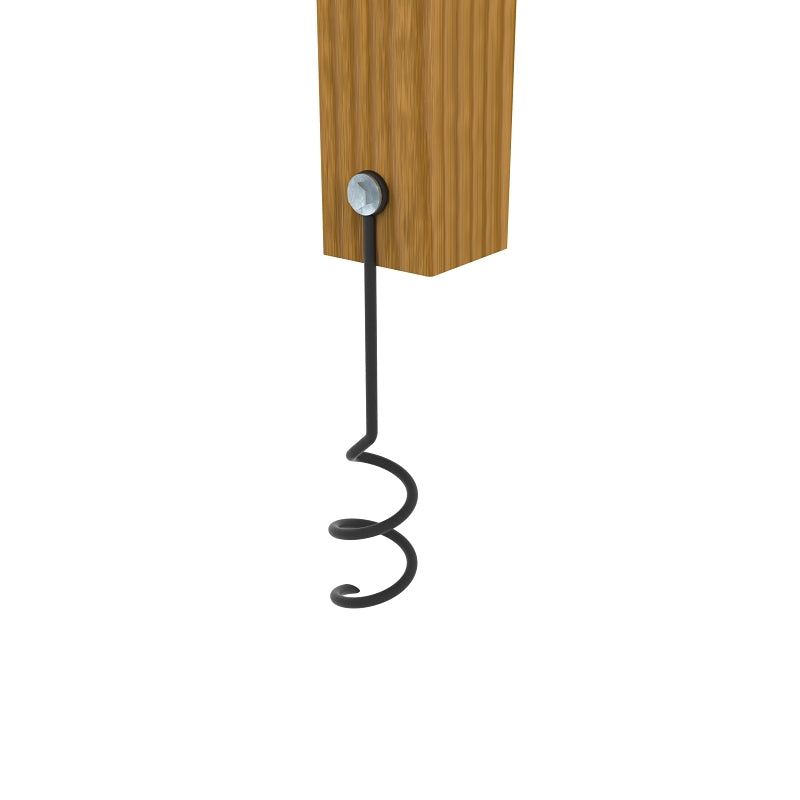 Playstar PS 7690 Playset Anchor, Black, For: Securing Playsets, Slides and Climbers