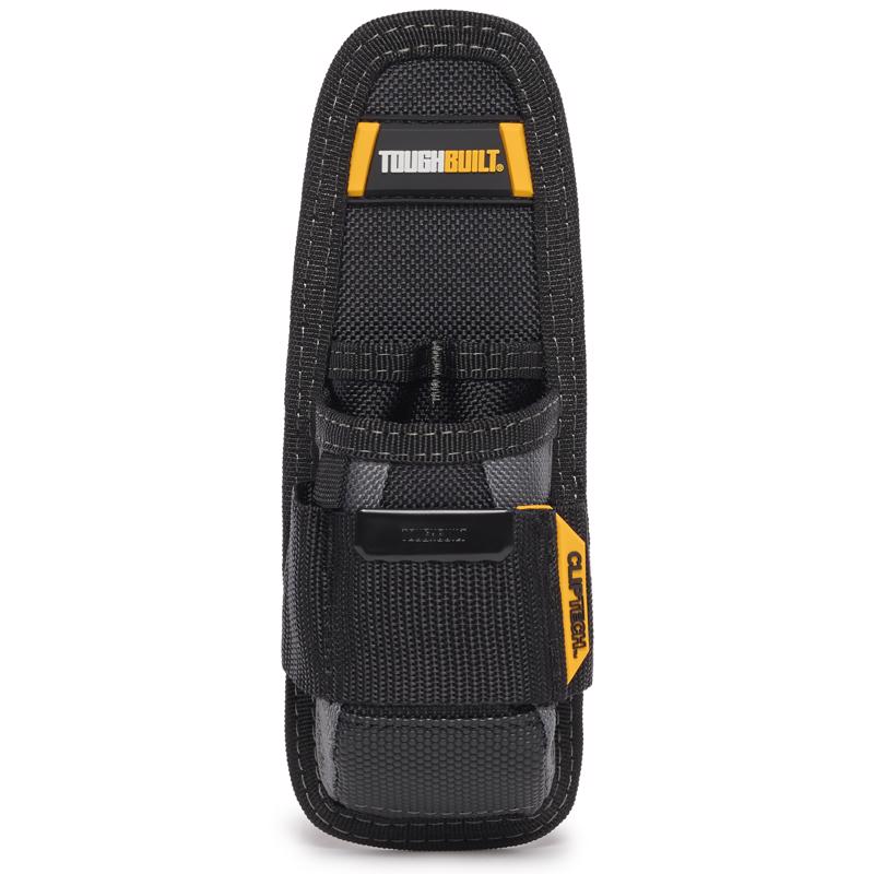 ToughBuilt 3.5 in. W X 9.25 in. H Polyester Utility Pouch 6 pocket Black 1 pc