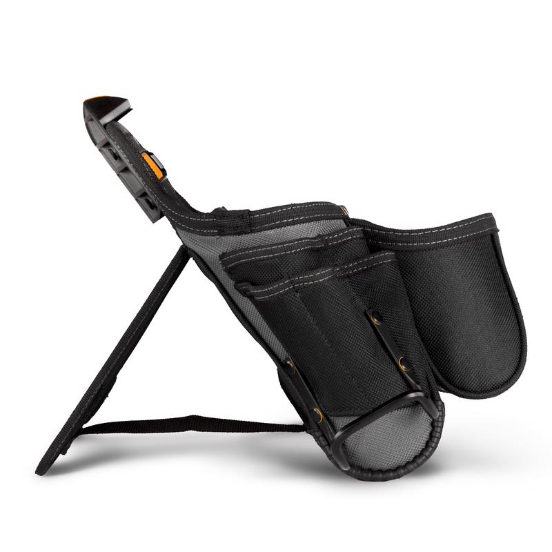 ToughBuilt 12.9 in. W X 13.25 in. H Polyester Contractor Tool Pouch 23 pocket Black 1 pc