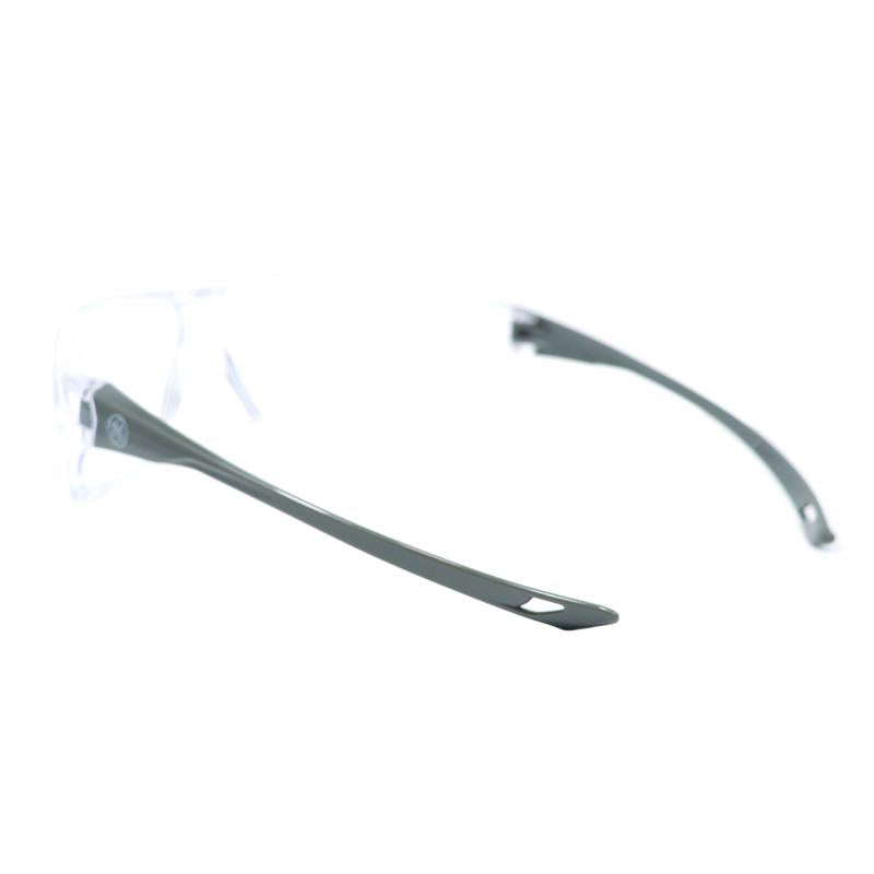 General Electric 03 Series Anti-Fog Impact-Resistant Safety Glasses Clear Lens Gray Frame 1 pk