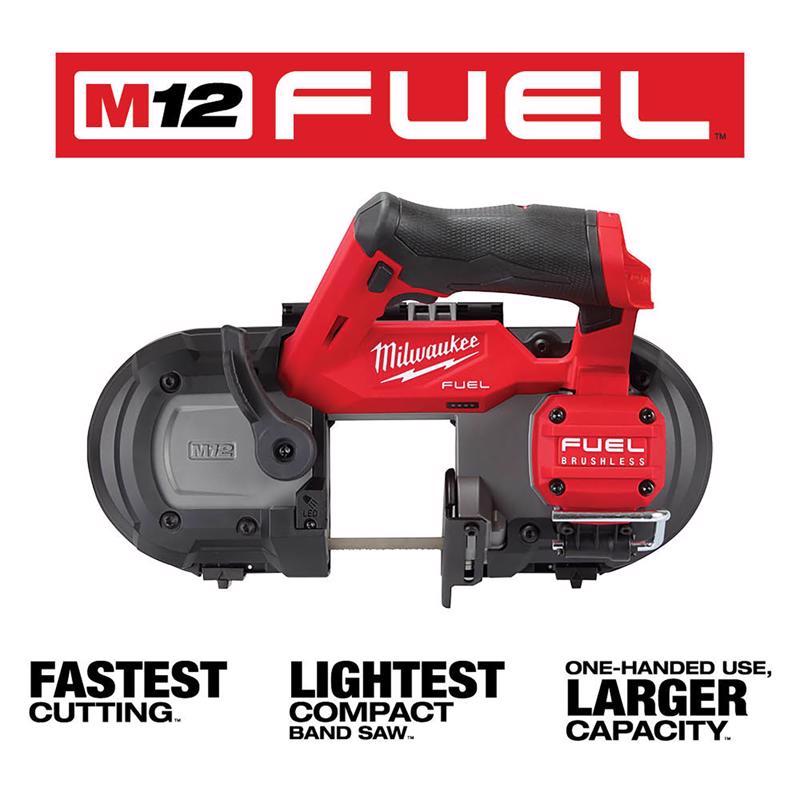 Milwaukee M12 FUEL Cordless Brushless 2-1/2 in. Band Saw Tool Only