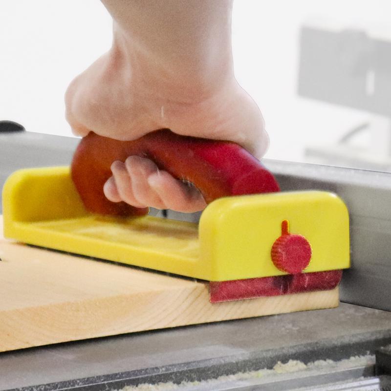 Milescraft GrabberPlus Rubber 8.25 in. L X 4 in. W Miter Table Saw Router Red/Yellow 1 pc