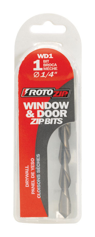 Rotozip 1/4 in. X 1.2 in. L Steel Window/Door Zip Bit 1 pk – Mrosupreme.com