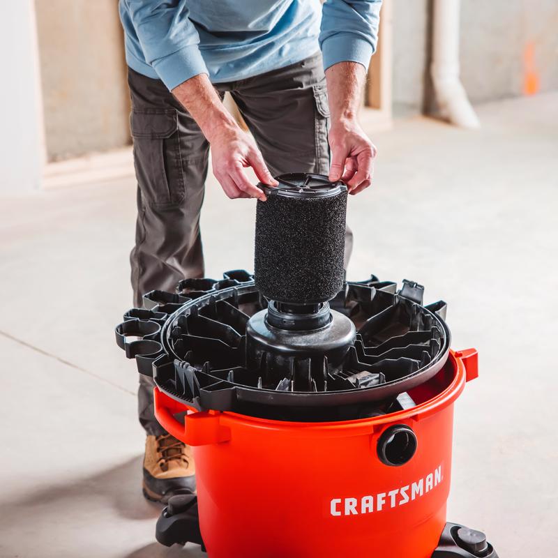 Craftsman 6.75 in. D Wet Application Wet/Dry Vac Cartridge Filter 5-20 gal 2 pc
