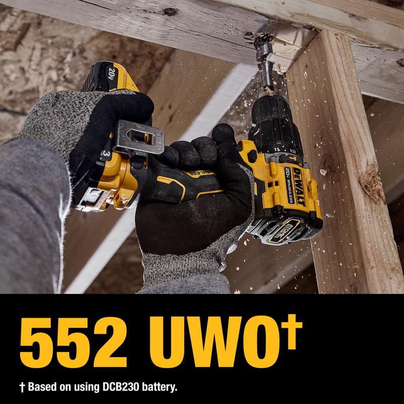 DeWalt 20V MAX ATOMIC 1/2 in. Brushless Cordless Hammer Drill Kit (Battery & Charger)
