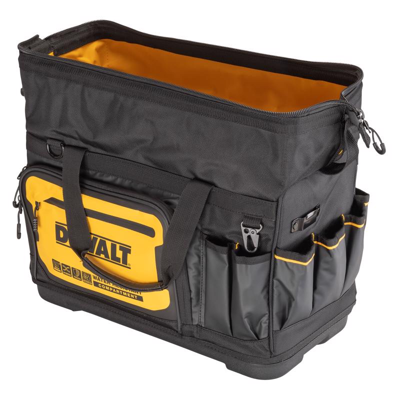 DeWalt Ballistic Nylon All-Purpose Tool Bag 33 pocket Black/Yellow 1 pc