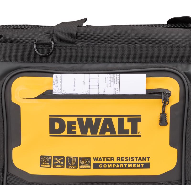 DeWalt Ballistic Nylon All-Purpose Tool Bag 33 pocket Black/Yellow 1 pc