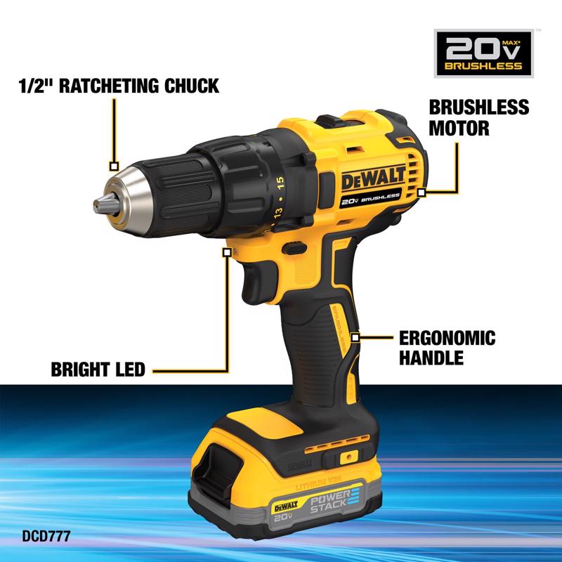 DeWalt 20V MAX Cordless Brushless 2 Tool Combo Kit