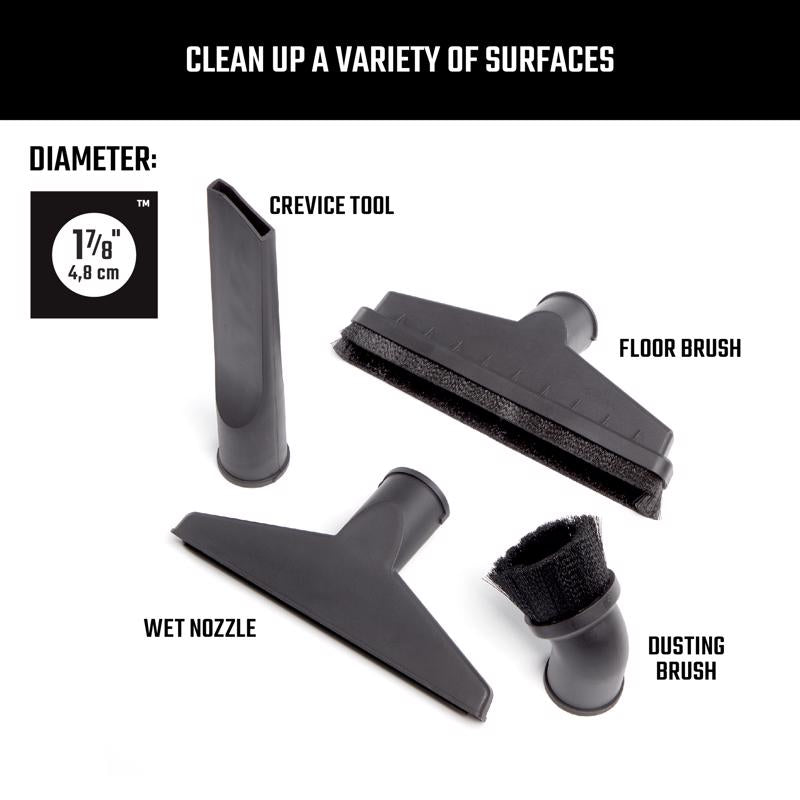 Craftsman 1-7/8 in. D Wet/Dry Vac Attachment 4 pc