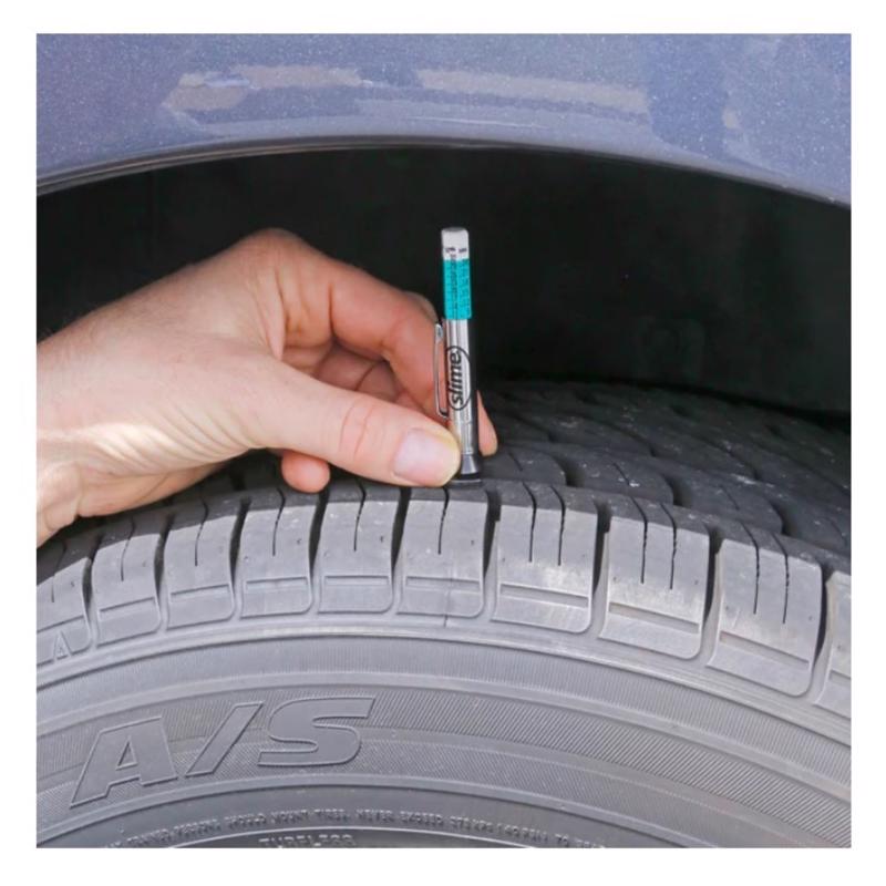 Slime Depth Gauge 1 in. Silver 1 pc, Pack of 6