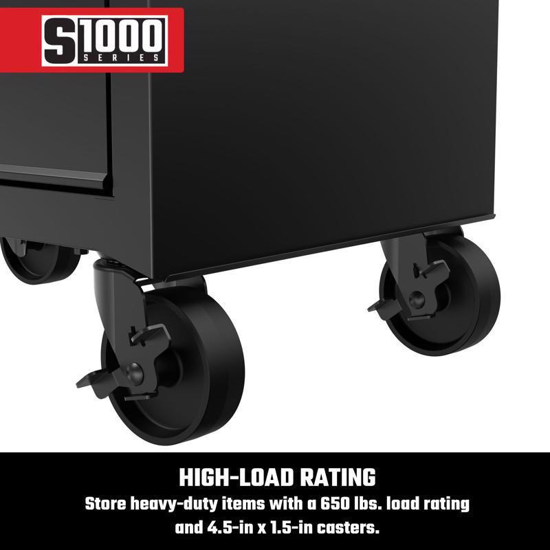 Craftsman S1000 27 in. 4 drawer Steel Rolling Tool Cabinet 32.5 in. H X 18 in. D
